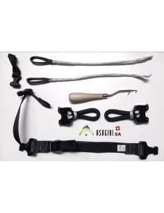 Kit auto buckles + adjustable belly strap for harness...
