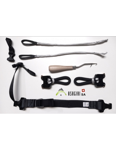 Kit Auto-Verschlüss + verstell. Bauchgurt für Gurtzeug SOCK | selbst montieren