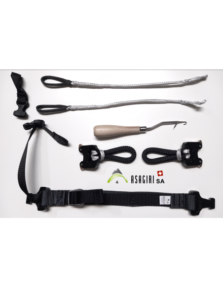 Kit Auto-Verschlüss + verstell. Bauchgurt für Gurtzeug SOCK | selbst montieren