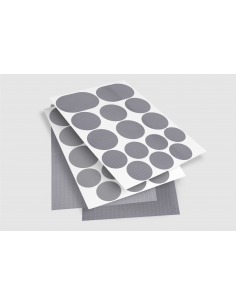 Pack mixed fabric Ripstop adhesive GREY | sheets A6...