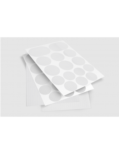 Pack mixed fabric Ripstop adhesive WHITE | sheets A6 (total 30 cm x 21 cm)