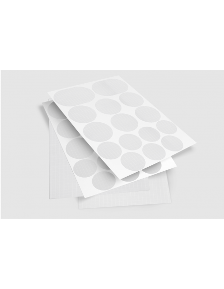 Pack mixed fabric Ripstop adhesive WHITE | sheets A6 (total 30 cm x 21 cm)