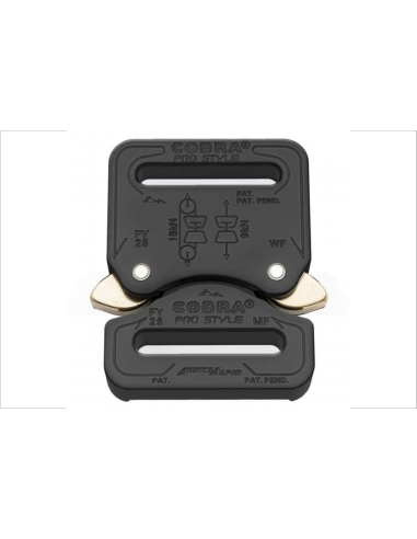 Automatic buckle black COBRA | 25 mm 49 g