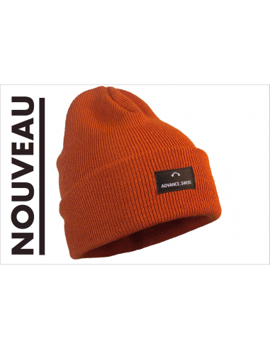 KNITTED BEANIE Rust | one size