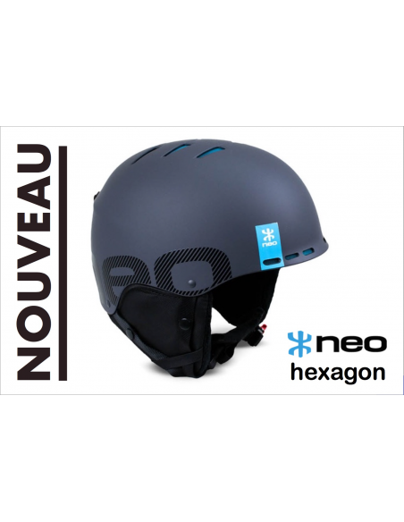 Helm HEXAGON schwarzgrau S (56) | 530 g
