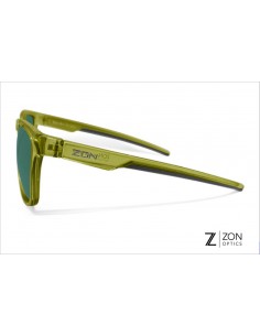 Lunettes MALIBU vert brillant transparent & verres G15 2