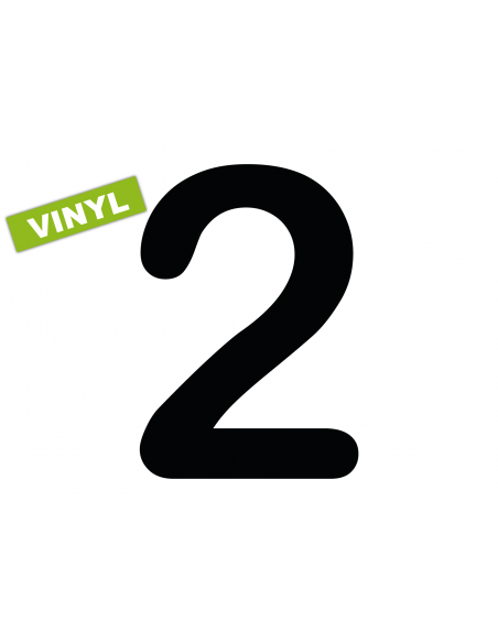 SHV Nummer 2 "SLICE" VINYL | 40 cm schwarz