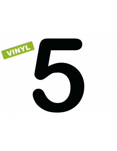 SHV Nummer 5 "SLICE" VINYL | 40 cm schwarz