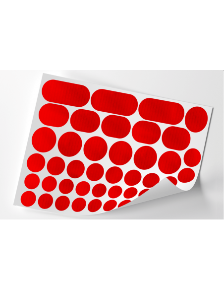 Ripstop PATCH RED | sheet A4 (approx. 30 cm x 21 cm)