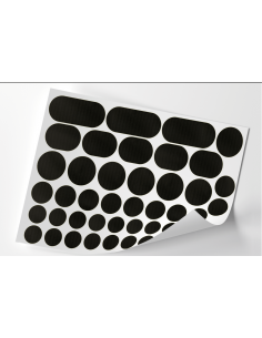 Ripstop BLACK | sheet A4 (approx. 30 cm x 21 cm)