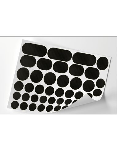 Ripstop BLACK | sheet A4 (approx. 30 cm x 21 cm)