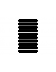 SHV number "DIGIT" STRONG (10 stripes) | for 40 cm number...